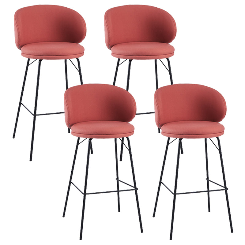 Modern Style Metal Bar-stool Bucket Counter Bar Stool for Home