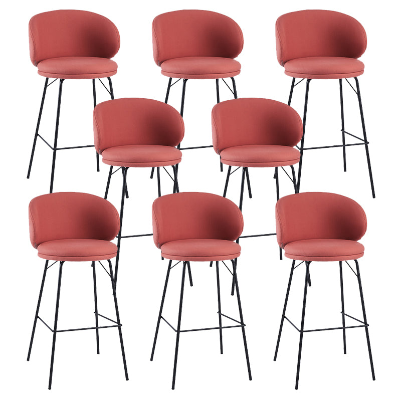 Modern Style Metal Bar-stool Bucket Counter Bar Stool for Home