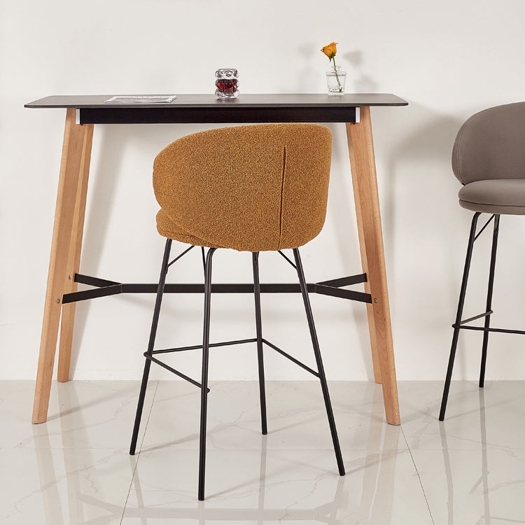 Modern Style Metal Bar-stool Bucket Counter Bar Stool for Home