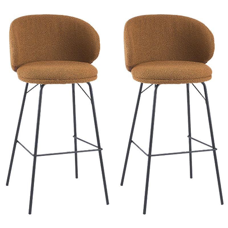Modern Style Metal Bar-stool Bucket Counter Bar Stool for Home