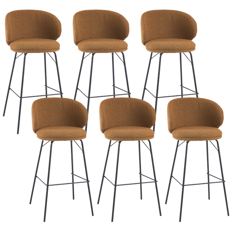 Modern Style Metal Bar-stool Bucket Counter Bar Stool for Home