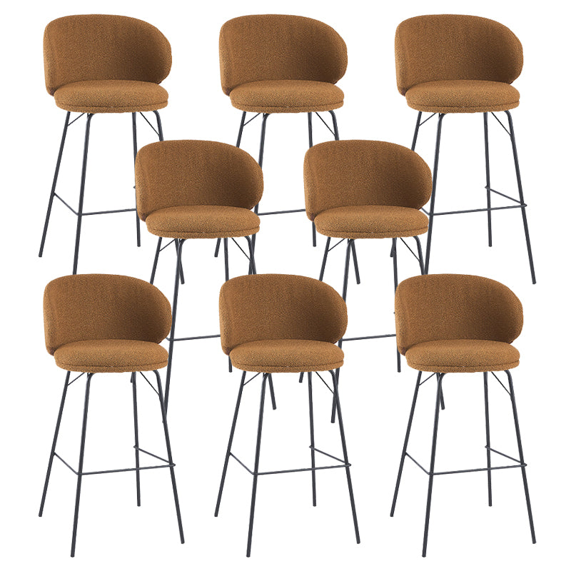 Modern Style Metal Bar-stool Bucket Counter Bar Stool for Home