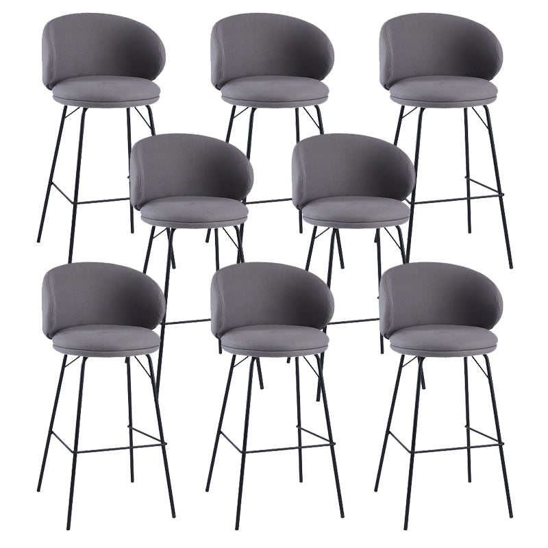 Modern Style Metal Bar-stool Bucket Counter Bar Stool for Home