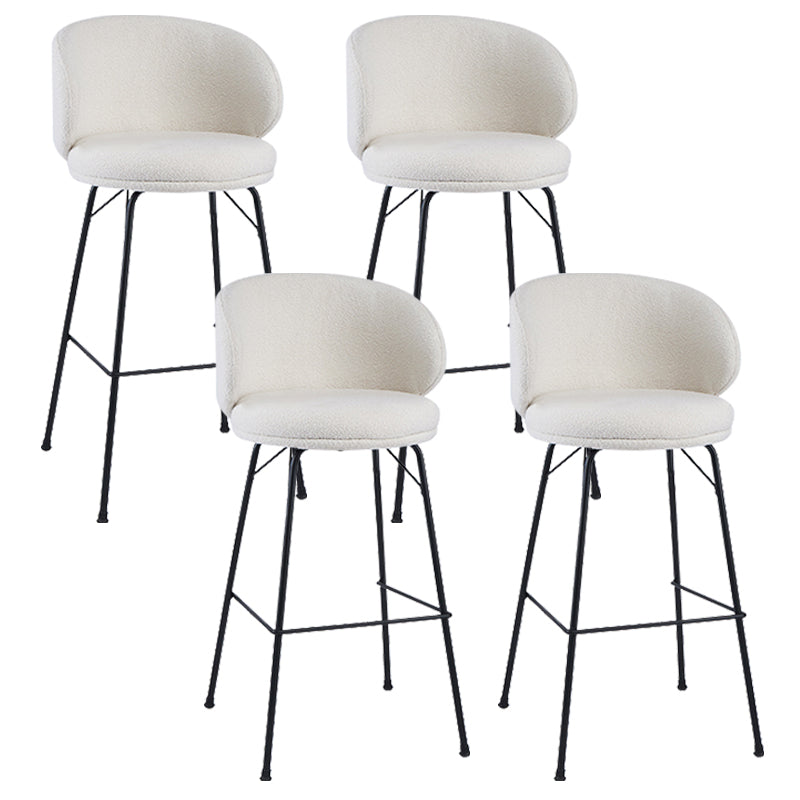 Modern Style Metal Bar-stool Bucket Counter Bar Stool for Home