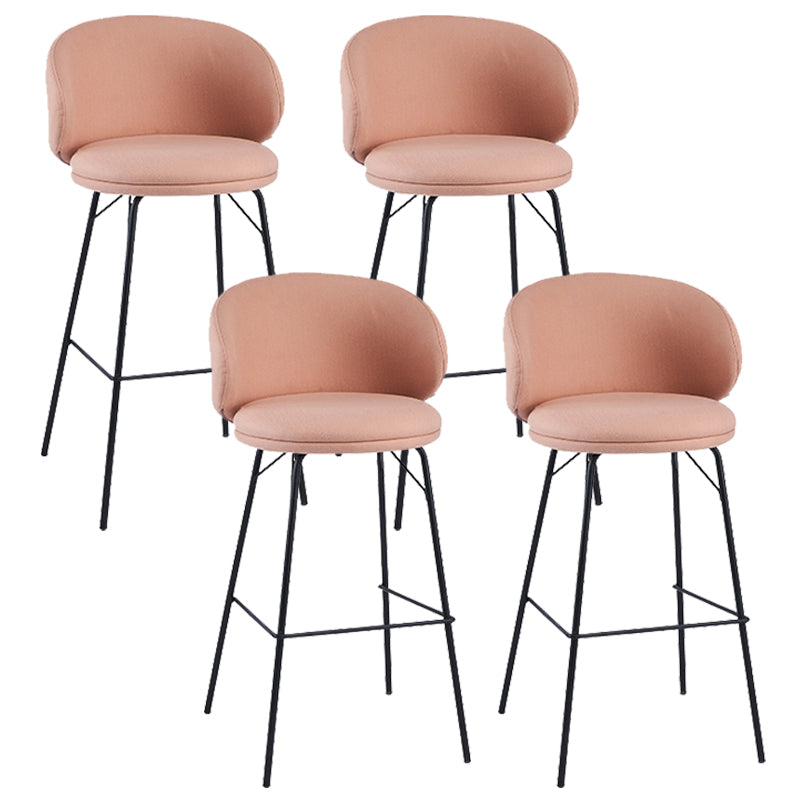 Modern Style Metal Bar-stool Bucket Counter Bar Stool for Home