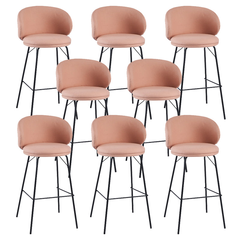 Modern Style Metal Bar-stool Bucket Counter Bar Stool for Home