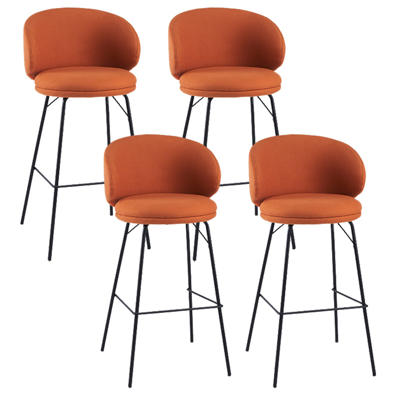 Modern Style Metal Bar-stool Bucket Counter Bar Stool for Home