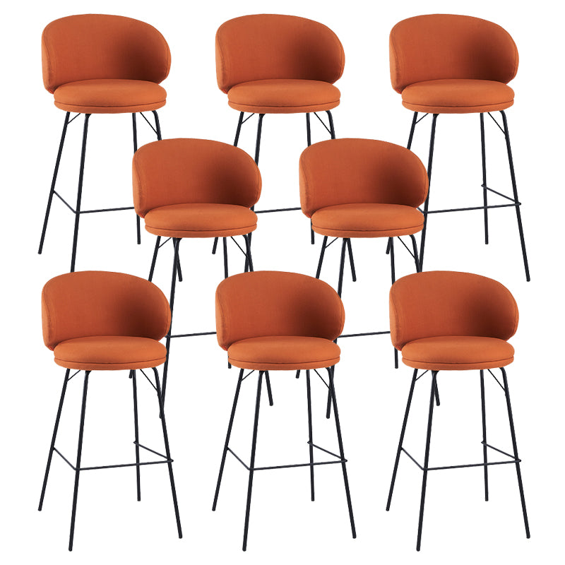Modern Style Metal Bar-stool Bucket Counter Bar Stool for Home