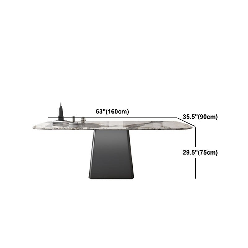 1/2/5/7 Pcs Dining Table Furniture Dining Table Set with Sintered Stone Top