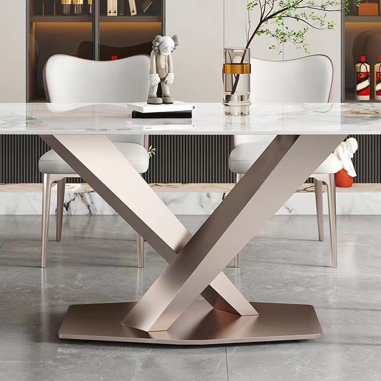 1/4/5/7 Pieces Sintered Stone Dining Table Set Dining Room Chair and Table Set