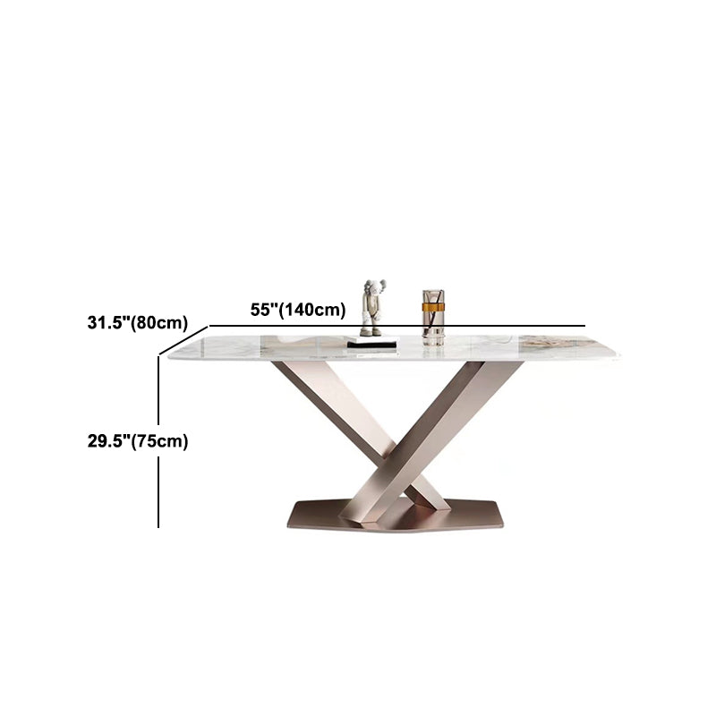 1/4/5/7 Pieces Sintered Stone Dining Table Set Dining Room Chair and Table Set