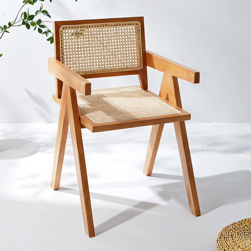 Dining Room Side Chairs Modern Rubber Wood Kitchen Chair for Home