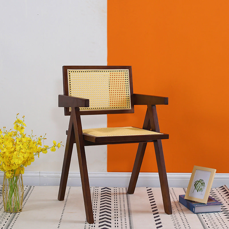 Dining Room Side Chairs Modern Rubber Wood Kitchen Chair for Home