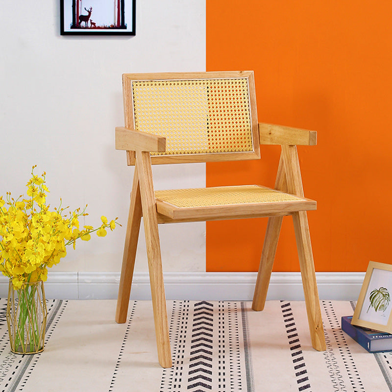 Dining Room Side Chairs Modern Rubber Wood Kitchen Chair for Home