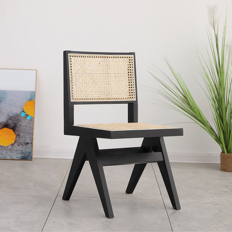 Dining Room Side Chairs Modern Rubber Wood Kitchen Chair for Home