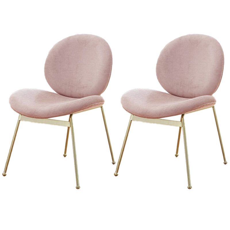 Upholstered Dining Chair Glam Style Side Chair for Dining Room