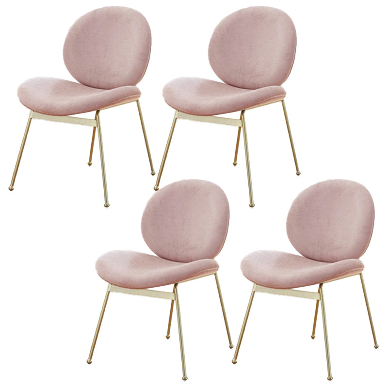 Upholstered Dining Chair Glam Style Side Chair for Dining Room