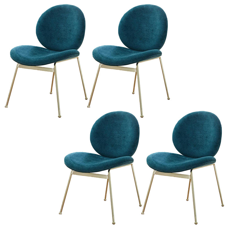 Upholstered Dining Chair Glam Style Side Chair for Dining Room