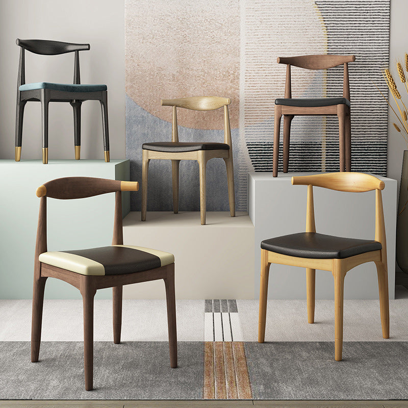Entryway Dining Chairs Armless Wooden Dining Room Chairs for Kitchen