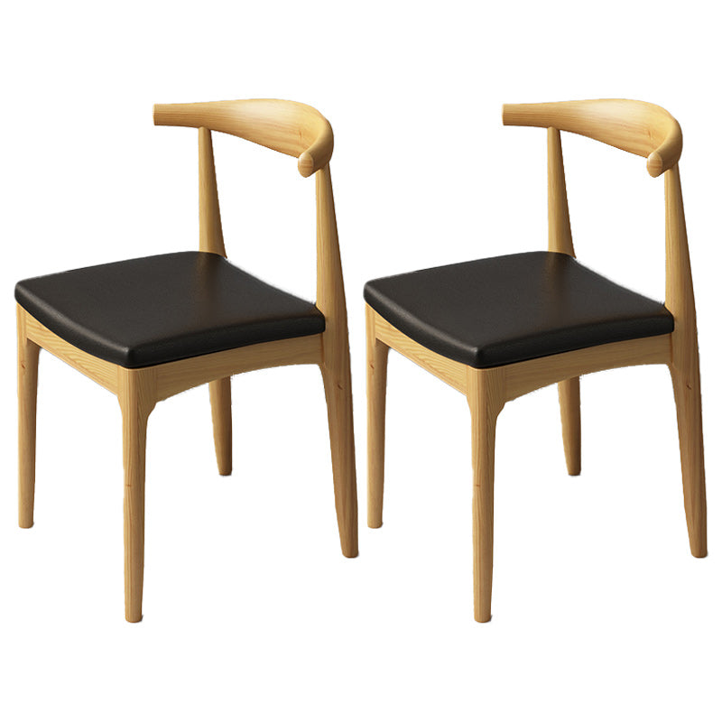 Entryway Dining Chairs Armless Wooden Dining Room Chairs for Kitchen