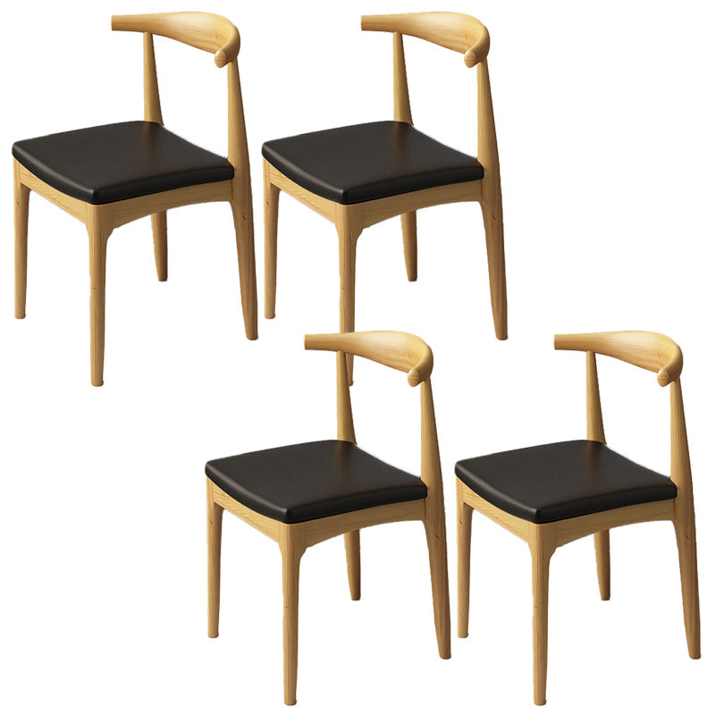 Entryway Dining Chairs Armless Wooden Dining Room Chairs for Kitchen