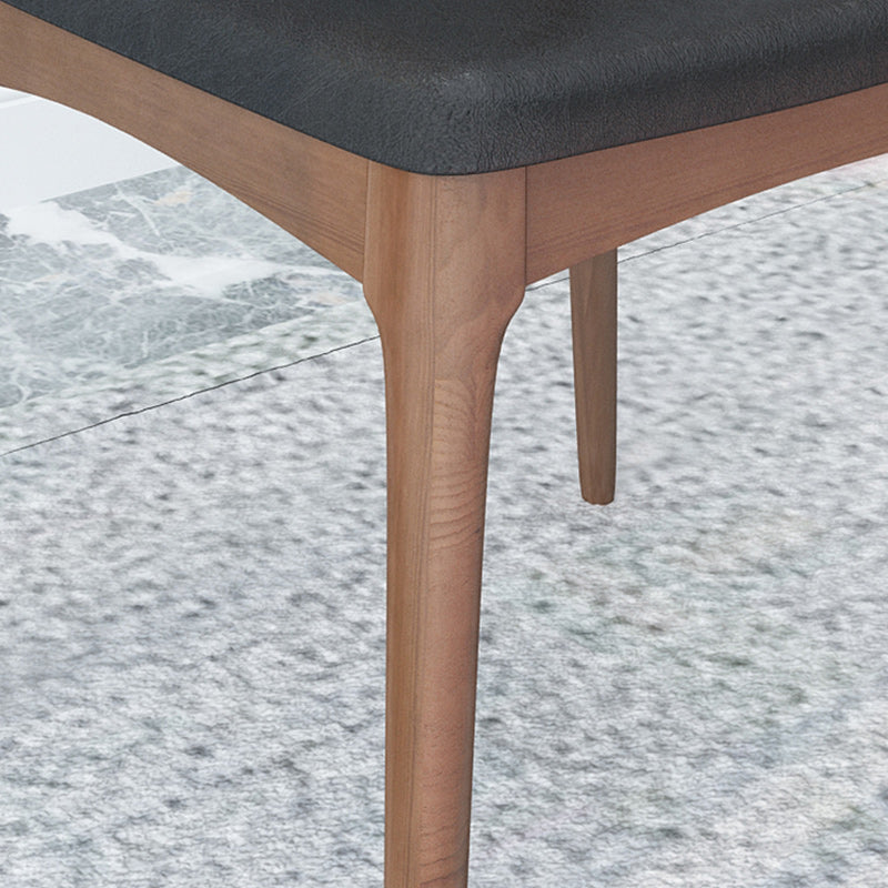 Entryway Dining Chairs Armless Wooden Dining Room Chairs for Kitchen