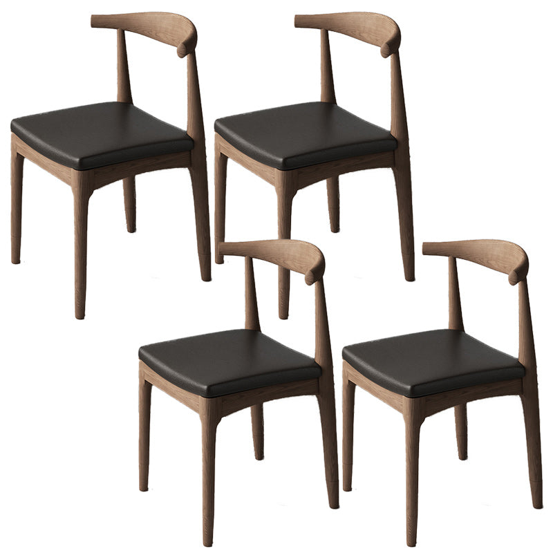 Entryway Dining Chairs Armless Wooden Dining Room Chairs for Kitchen