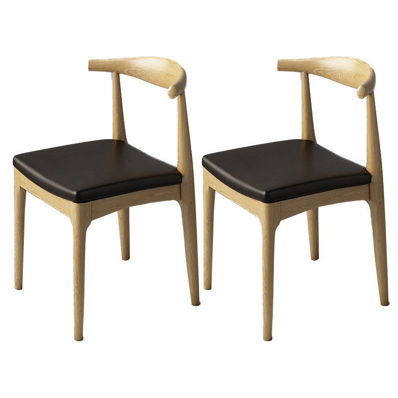 Entryway Dining Chairs Armless Wooden Dining Room Chairs for Kitchen