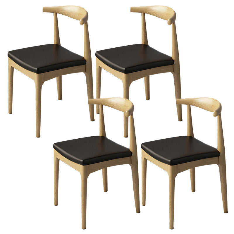 Entryway Dining Chairs Armless Wooden Dining Room Chairs for Kitchen