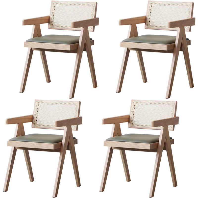 Modern Dining Room Dining Chairs Rubber Wood Dining Side Chairs