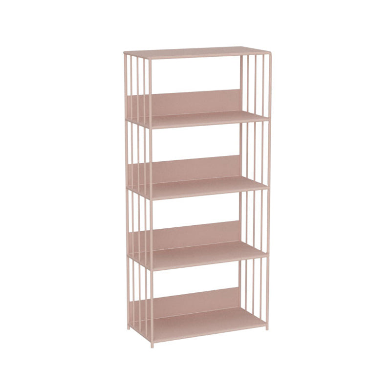Metal Open Back Standard Bookcase Scandinavian Style Book Shelf