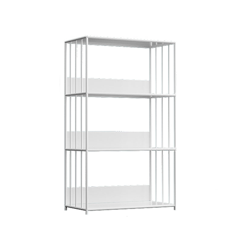 Metal Open Back Standard Bookcase Scandinavian Style Book Shelf