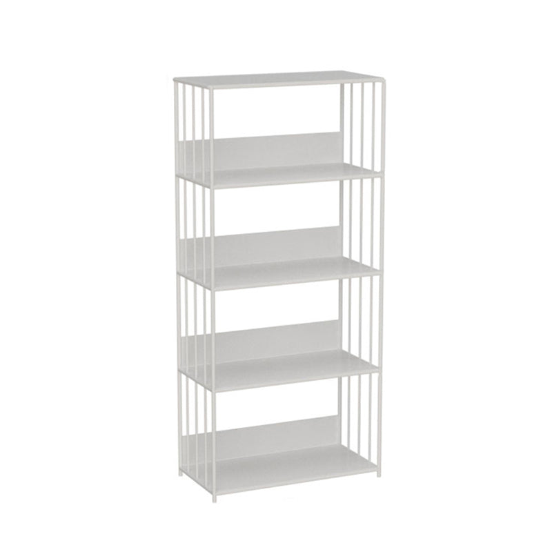 Metal Open Back Standard Bookcase Scandinavian Style Book Shelf