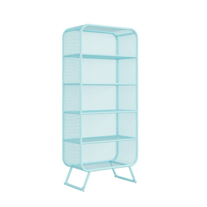 Scandinavian Style Standard Bookcase Metal Closed Back Book Shelf