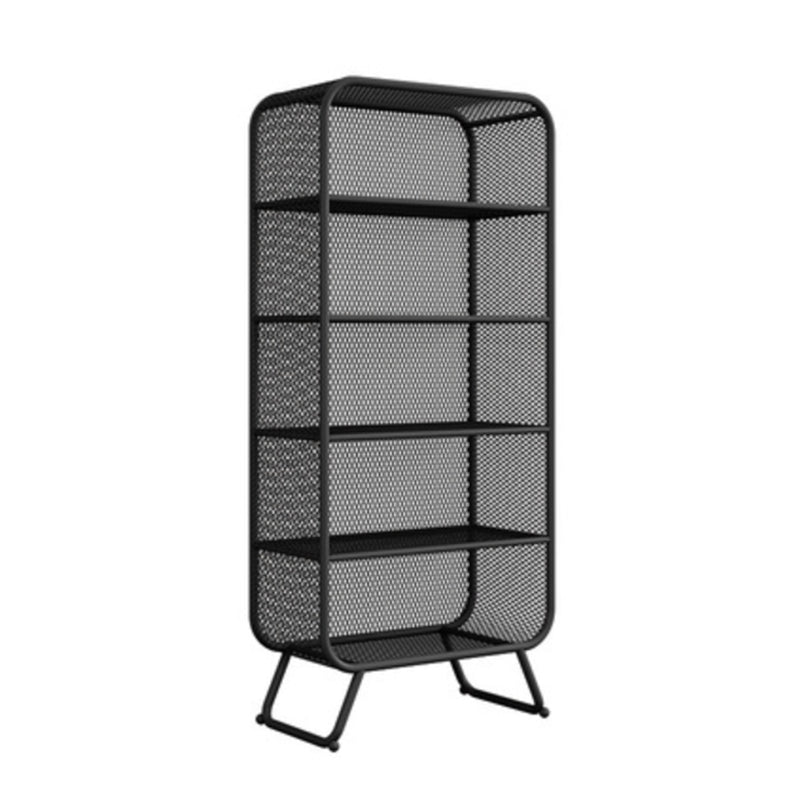 Scandinavian Style Standard Bookcase Metal Closed Back Book Shelf