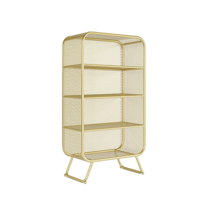 Scandinavian Style Standard Bookcase Metal Closed Back Book Shelf