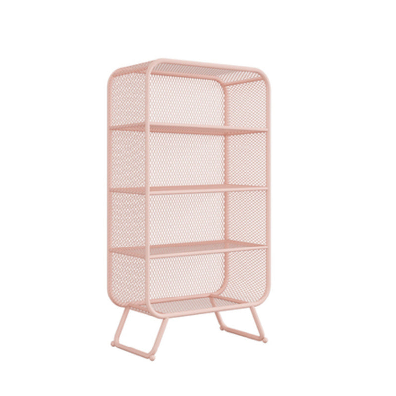 Scandinavian Style Standard Bookcase Metal Closed Back Book Shelf