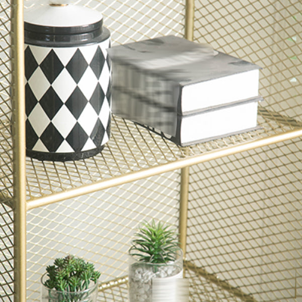 Scandinavian Style Standard Bookcase Metal Closed Back Book Shelf