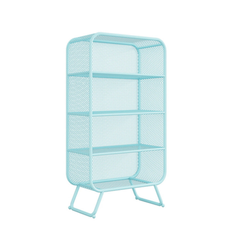 Scandinavian Style Standard Bookcase Metal Closed Back Book Shelf