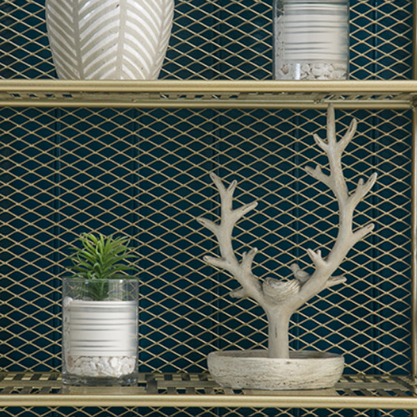 Scandinavian Style Standard Bookcase Metal Closed Back Book Shelf