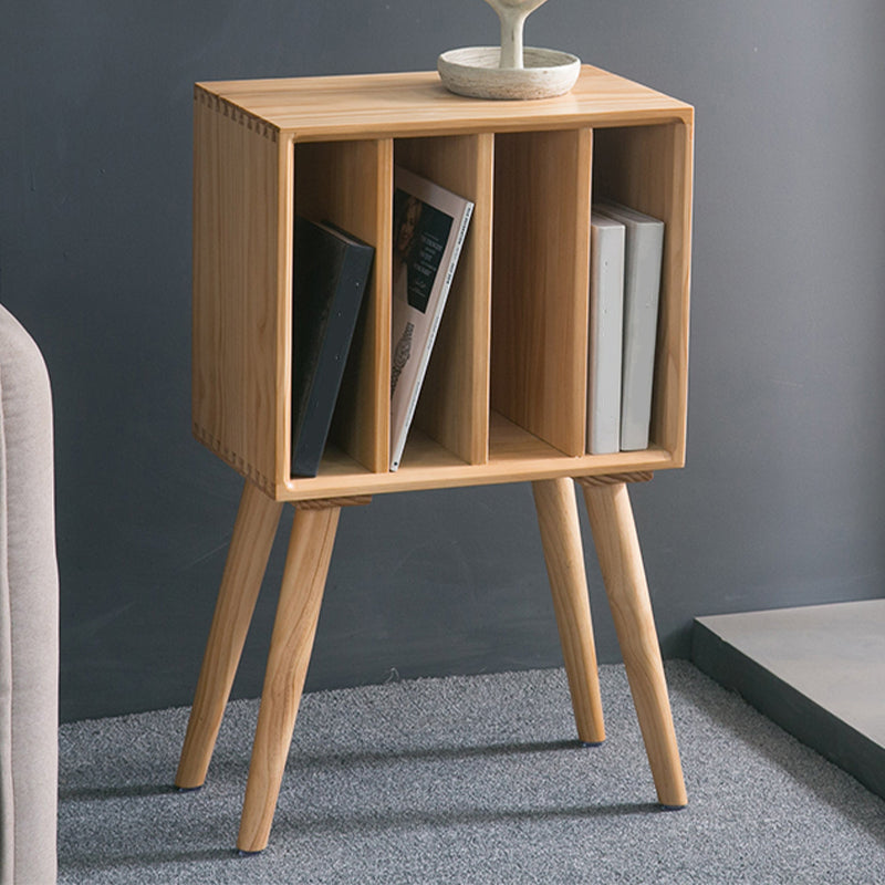 Scandinavian Standard Bookcase Shelves Closed Back Bookshelf for Home