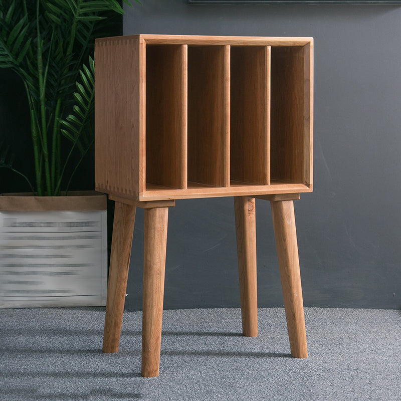 Scandinavian Standard Bookcase Shelves Closed Back Bookshelf for Home