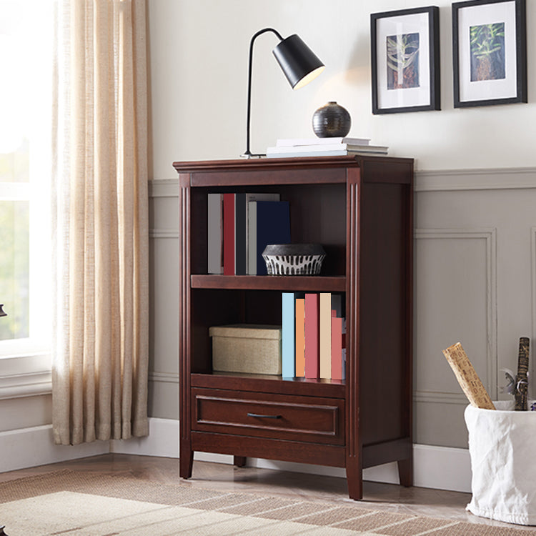 Modern Style Bookshelf Solid Wood Standard Shelf Bookcase for Home