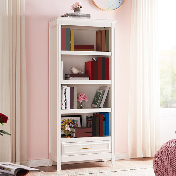 Modern Style Bookshelf Solid Wood Standard Shelf Bookcase for Home