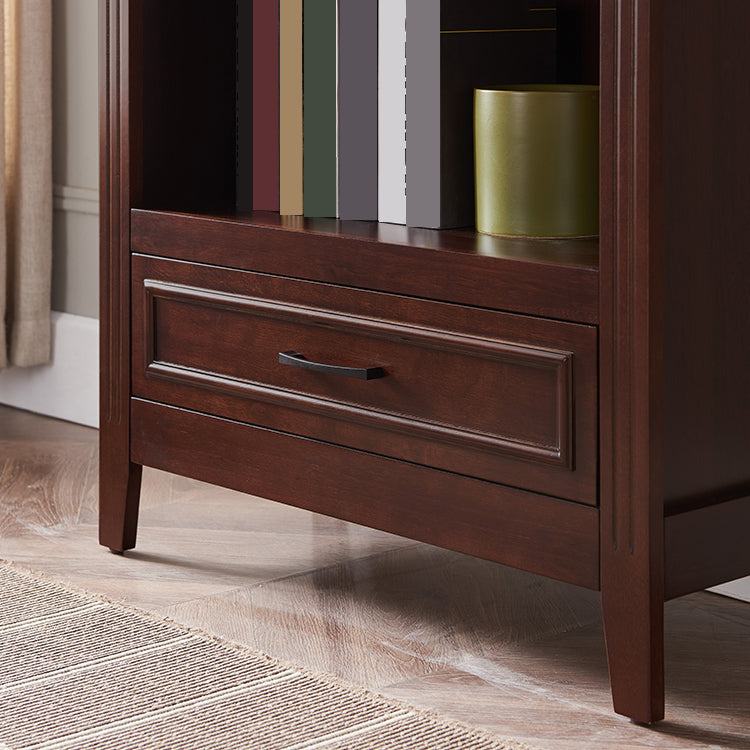 Modern Style Bookshelf Solid Wood Standard Shelf Bookcase for Home