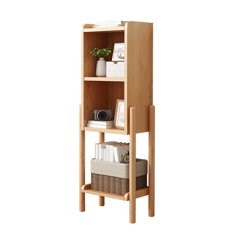 Modern Style Bookshelf Open Solid Wood Shelf Bookcase for Home