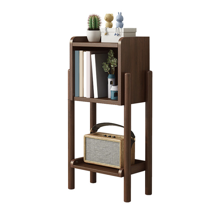 Modern Style Bookshelf Open Solid Wood Shelf Bookcase for Home