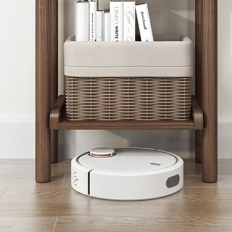 Modern Style Bookshelf Open Solid Wood Shelf Bookcase for Home