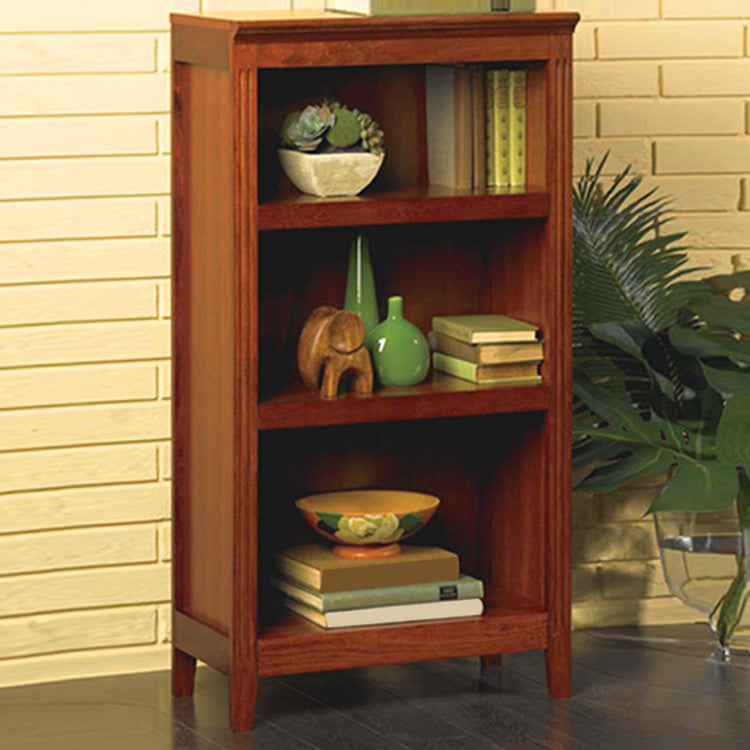Modern Style Standard Bookshelf Solid Wood Shelf Bookcase for Home