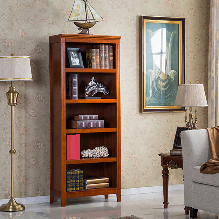 Modern Style Standard Bookshelf Solid Wood Shelf Bookcase for Home